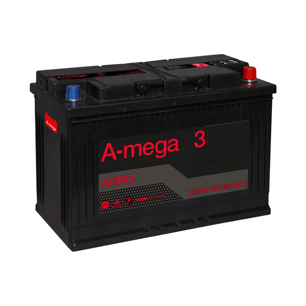 Аккумулятор авто Мегатекс A-mega Standard (М3) 6СТ-120-АЗ (прав) AGRO ТХП 950 - изображение 1