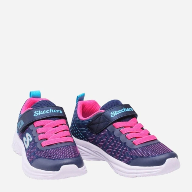 Sneakersy młodzieżowe dziewczęce Skechers 302448L 35 Granatowe (195204821695) - obraz 3