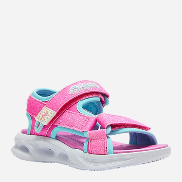 Sandały dziecięce dla dziewczynki ortopedyczne Skechers 303024L 28 Różowe (197627897011) - obraz 2