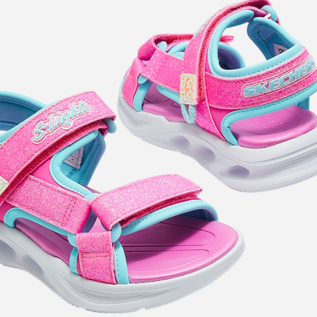 Підліткові сандалі для дівчинки Skechers 303024L 35.5 Рожеві (197627897066) - зображення 5