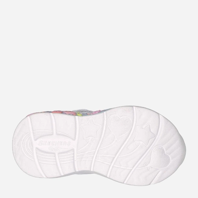 Дитячі кросівки для дівчинки Skechers 303155N 22 Сріблясті (196311553011) - зображення 5