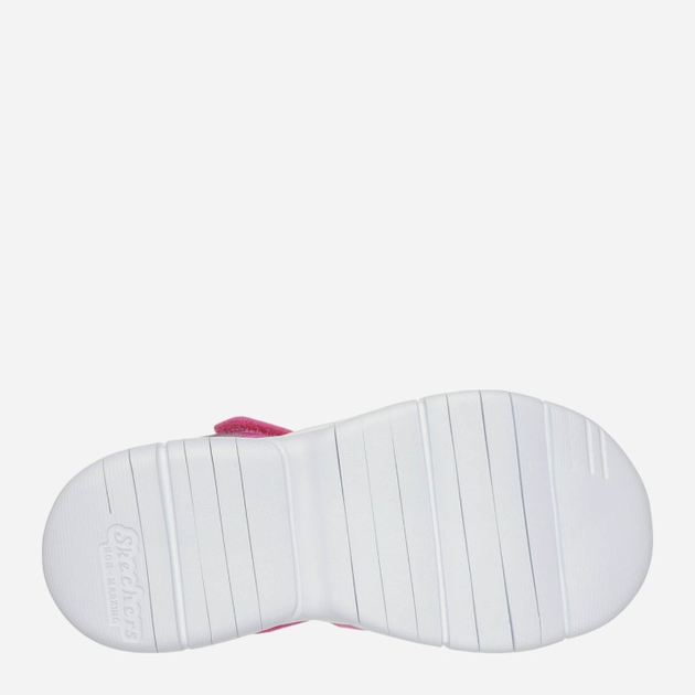 Sandały młodzieżowe dla dziewczynki ortopedyczne Skechers 303276L 35.5 Różowe (197627639680) - obraz 4