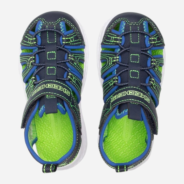 Дитячі сандалі для хлопчика Skechers 400041L 32 Сині (194428407296) - зображення 5