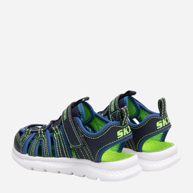 Sandały chłopięce ortopedyczne Skechers 400041L 35.5 Granatowe (194428408446) - obraz 4