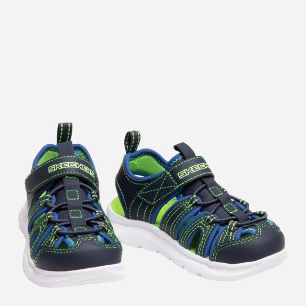 Sandały chłopięce ortopedyczne Skechers 400041L 37 Granatowe (194428407333) - obraz 3