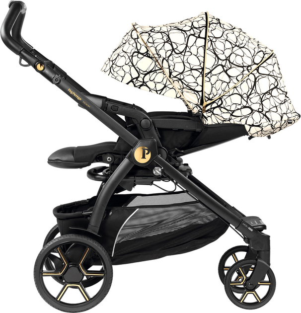 Коляска Peg-Perego Book Grafic Gold Графическое золото (8005475414774) - изображение 4