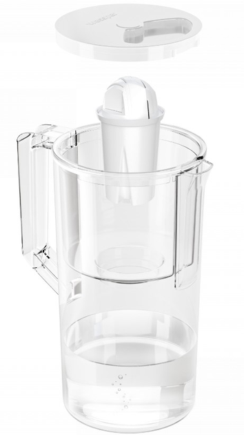 Dzbanek filtrujący Wessper AquaClassic Basic bialy - obraz 3
