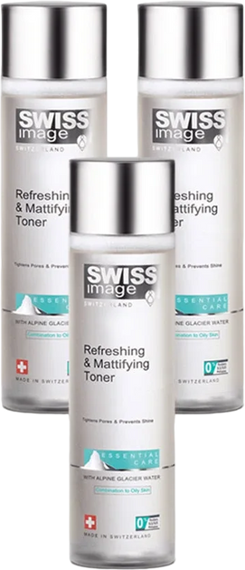 Тонер для обличчя Swiss Image Refreshing Cleansing 200 мл (7640140383293) - зображення 2