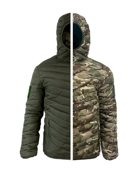 Куртка тактична двостороння Texar Revers Olive multicam L - изображение 1