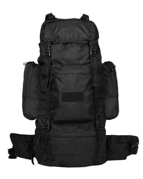 Рюкзак 88Л Черный Mil-Tec с чехлом от дождя (GB0933) M-T - изображение 1