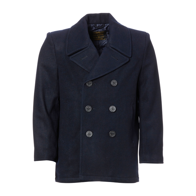 Морской бушлат US NAVY PEA COAT 3XL Black - изображение 1