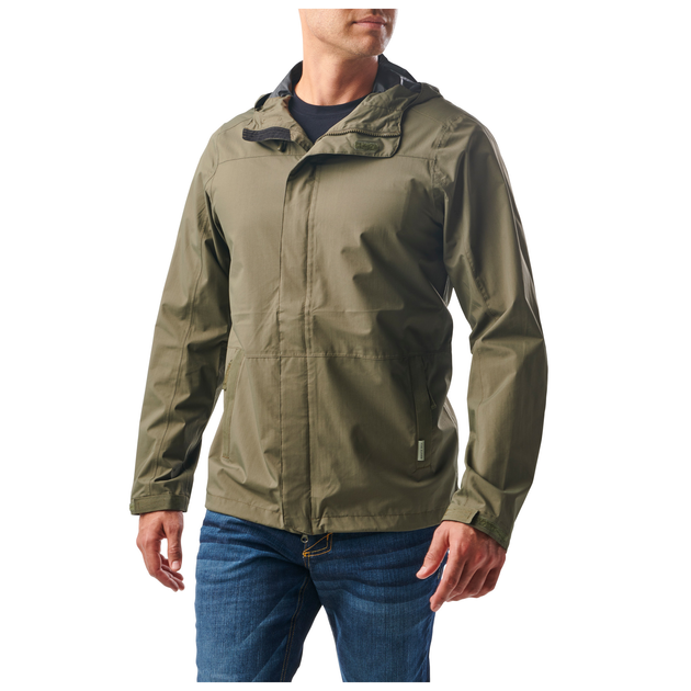 Куртка штормовая 5.11 Tactical Exos Rain Shell 2XL RANGER GREEN - изображение 2