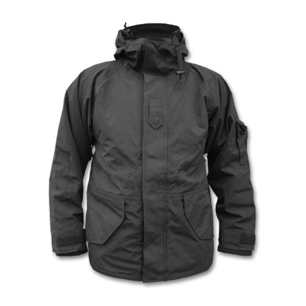 Куртка непромокаюча з флісовою підстібкою S Black - зображення 1