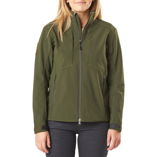 Куртка жіноча 5.11 Tactical Women's Sierra Softshell Jacket L Moss - зображення 1