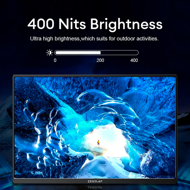 Портативный монитор ZEUSLAP Z16 Lite 16 дюймов Full HD