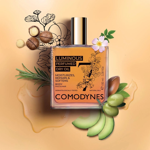 Олійка для тіла Comodynes Luminous Perfumed Dry Oil 100 мл (8428749883005) - зображення 2