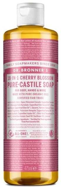 Mydło w płynie Dr. Bronner’s Cherry Blossom 475 ml (0018787831694) - obraz 1