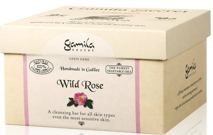 Stałe mydło Gamila Secret Wild Rose 115 g (8717625545619) - obraz 1