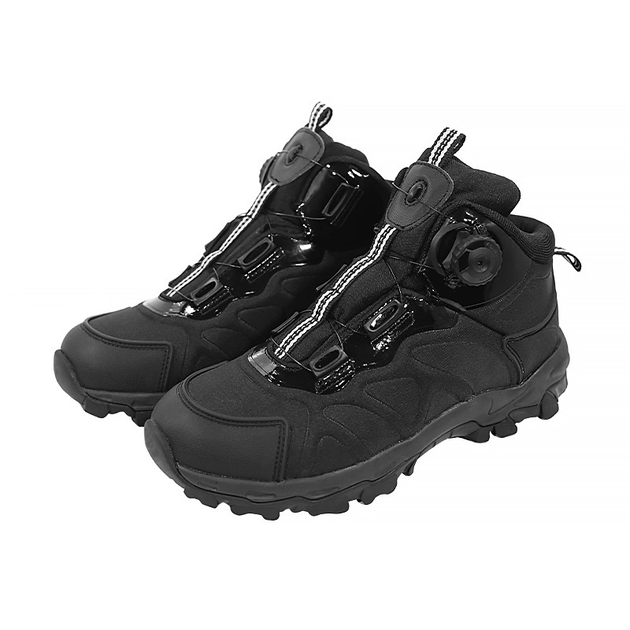 Ботинки Lesko 661 Black 40 мужские с автоматической пряжкой - изображение 1