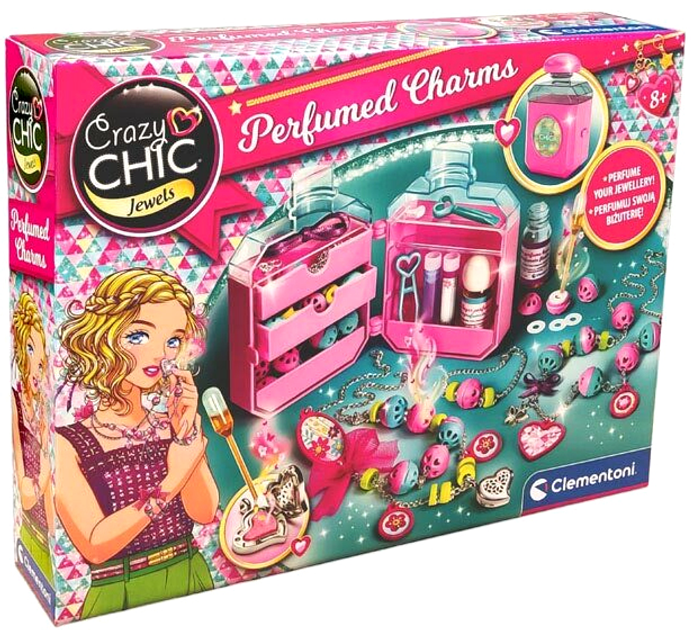 Набір для виготовлення біжутерії Clementoni Crazy Chic Perfumed Charms (8005125787739) - зображення 1