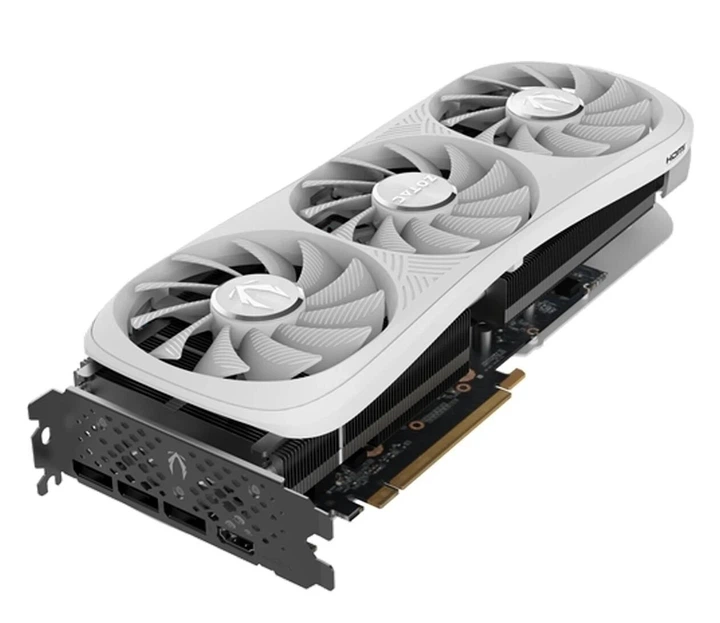 Видеокарта Zotac GeForce RTX 4070 Ti SUPER Trinity OC White