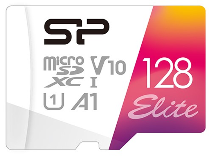 Карта пам'яті Silicon Power Elite MicroSDXC UHS-I 128GB (SP128GBSTXBV1V20SP) - зображення 1