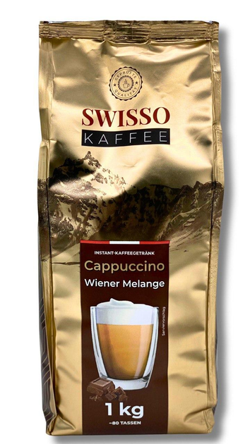 Капучино SWISSO KAFFEE CAPPUCCINO Wiener Melange 1000г от продавца ...