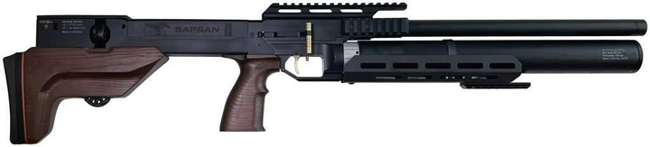 Пневматична гвинтівка (PCP) ZBROIA Sapsan Tactical 550/300 (кал. 4,5 мм, коричневий) - зображення 2