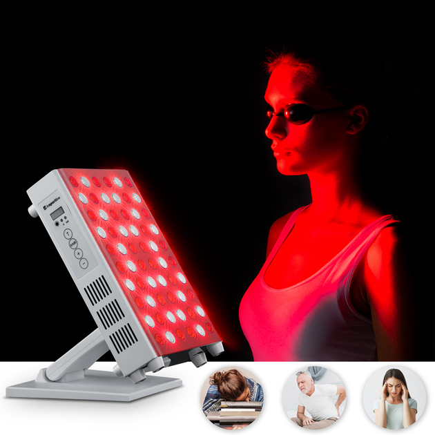 Інфрачервона терапевтична лампа з світлодіодною панеллю inSPORTline Romanifra - изображение 1