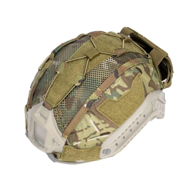 Кавер-чехол на шлем FAST IdoGear M (Multicam) с подсумком для АКБ - изображение 1