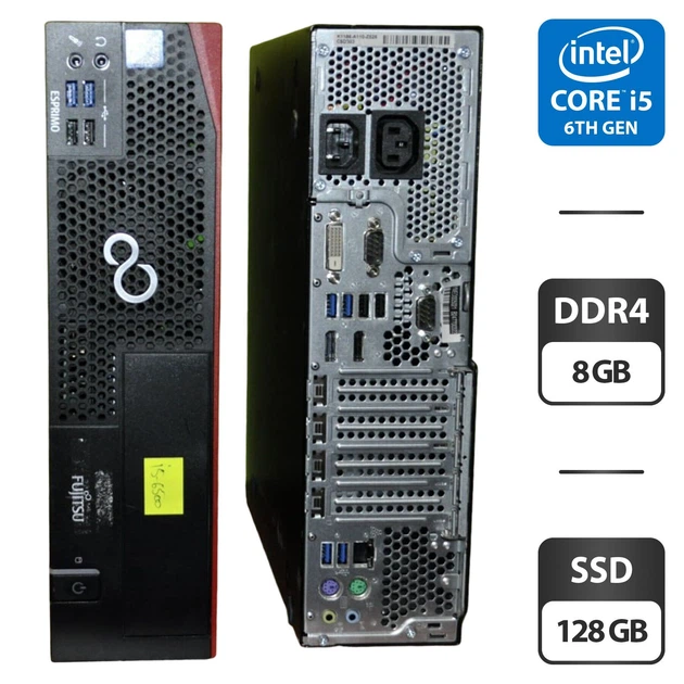 Fujitsu Desktop PC Esprimo P757, processor Core i7-6700T, RAM 8GB, SSD