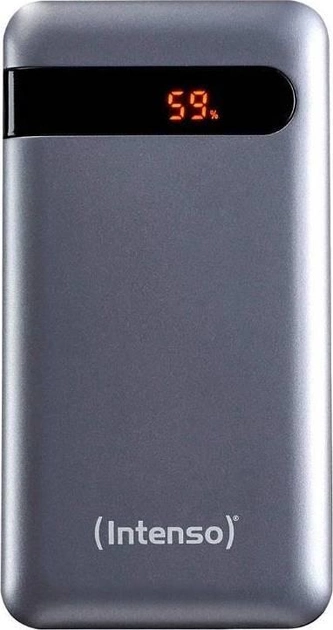 Портативний зарядний пристрій Intenso Power bank USB 20000MAH QC3.0/Anthracite PD20000 (7332354) - зображення 1