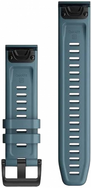 Ремінець Garmin QuickFit для Fenix 6 22 мм Lakeside Blue (753759233150) - зображення 1