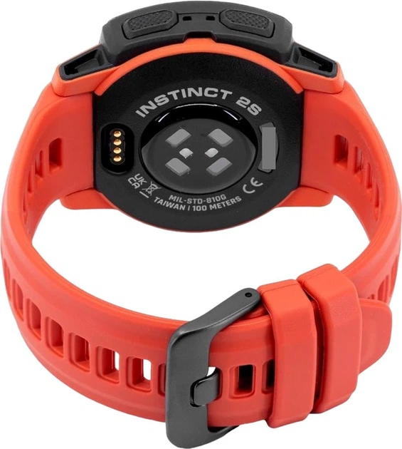 Pasek silikonowy Garmin do Instinct 2S 20 mm Poppy (753759297503) - obraz 3