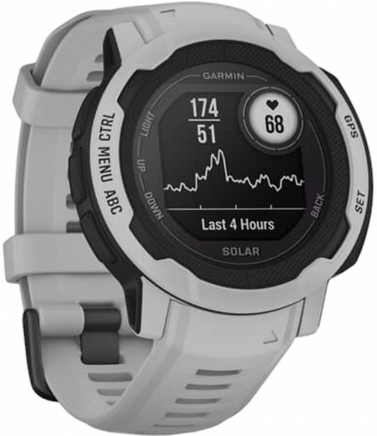 Pasek silikonowy Garmin do Instinct 2 22 mm MistGray (010-13105-01) - obraz 3