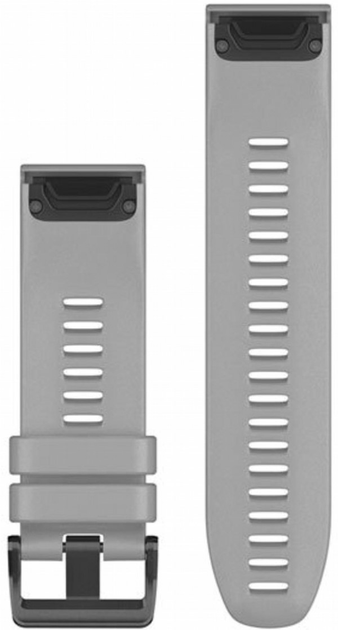 Pasek silikonowy Garmin QuickFit do Fenix 5X / 5X Plus / 6X 26 mm Gray (753759257941) - obraz 1
