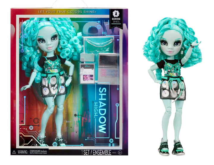 ⑭  スマイリー  様  ♡  rosy  ♡  bluegreen Лялька Рейнбоу Хай Шедоу Хай Беррі Скайс Rainbow High Shadow