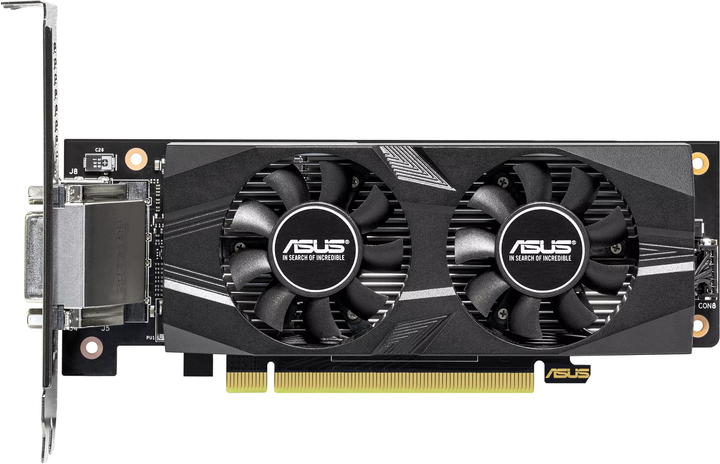 Karta graficzna ASUS PCI-Ex GeForce RTX 3050 LP BRK OC Edition 6GB GDDR6 (96bit) (1537/14000) (HDMI, DisplayPort, DVI-D) (RTX3050-O6G-LP-BRK) - obraz 1