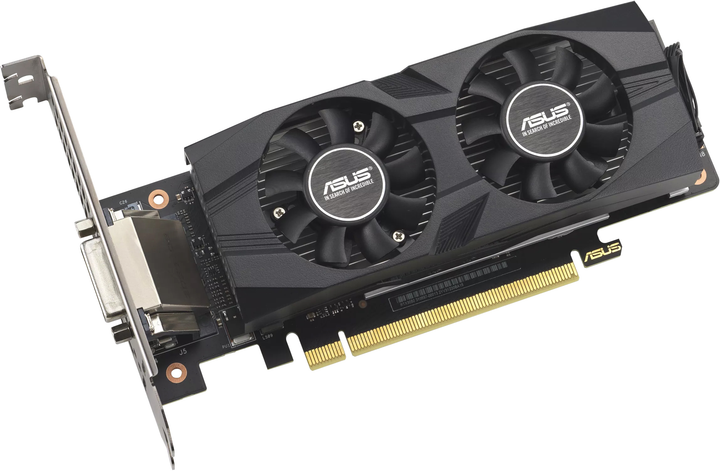 Відеокарта ASUS PCI-Ex GeForce RTX 3050 LP BRK OC Edition 6GB GDDR6 (96bit) (1537/14000) (HDMI, DisplayPort, DVI-D) (RTX3050-O6G-LP-BRK) - зображення 2