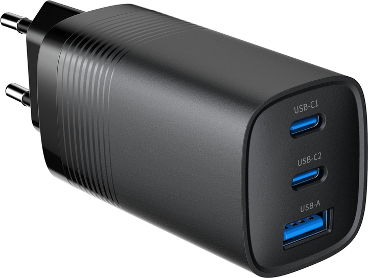 Ładowarka sieciowa Gembird 65 W Black (TA-UC-PDQC65-01-BK) - obraz 3