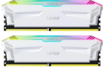 Pamięć Lexar DDR4-3600 16384MB PC4-28800 (Kit of 2x8192) Ares RGB Black (LD4BU008G-R3600GDLA) - obraz 1