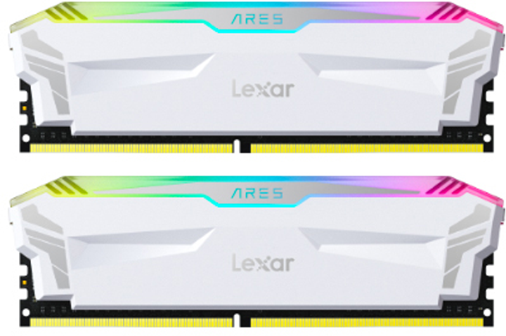 Оперативна пам'ять Lexar DDR4-3600 16384MB PC4-28800 (Kit of 2x8192) Ares RGB Black (LD4BU008G-R3600GDLA) - зображення 1