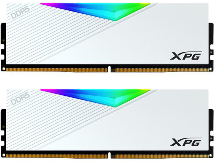 Оперативна пам'ять ADATA DDR5-5600 32768MB PC5-44800 (Kit of 2x16384) XPG Lancer White (AX5U5600C3616G-DCLARWH) - зображення 1