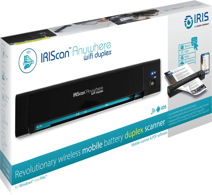 Skaner Canon IRIScan Anywhere 6 Wi-Fi Duplex (5420079900943) - obraz 6
