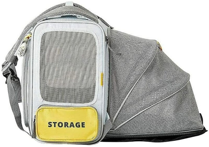 Рюкзак-переноска Petkit Breezy xZone Pet Carrier Grey (P7703 Grey) - зображення 7