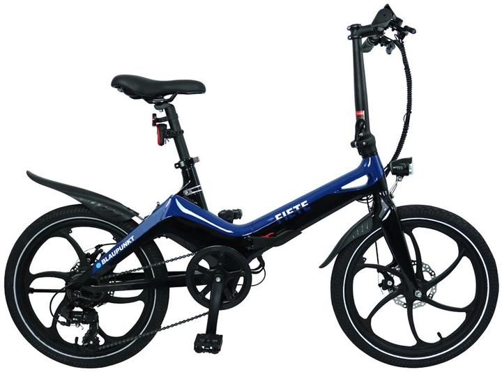 Електровелосипед Blaupunkt Fiete 20" Синьо-чорний (2008022000005) - зображення 1