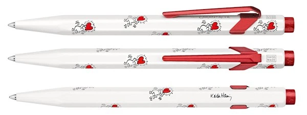 Ручка Caran d'Ache 849 Keith Haring біла + бокс - изображение 4