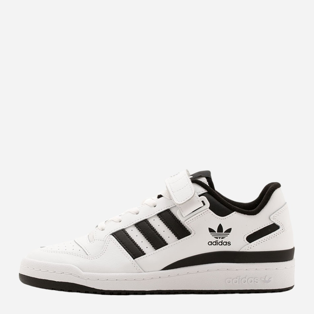 Sneakersy damskie skórzane adidas Forum Low FY7757 39.5 Czarne (4064037254429) - obraz 1