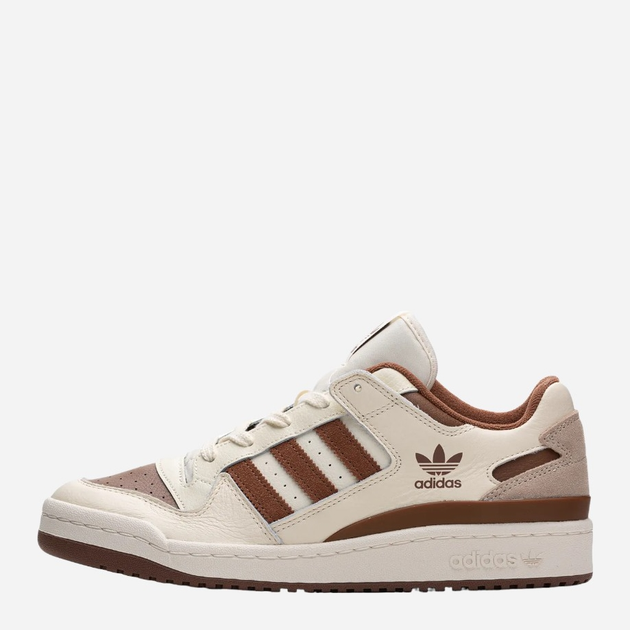 Sneakersy męskie skórzane adidas Forum Low CL IG3900 41.5 Brązowe (4066759017412) - obraz 1