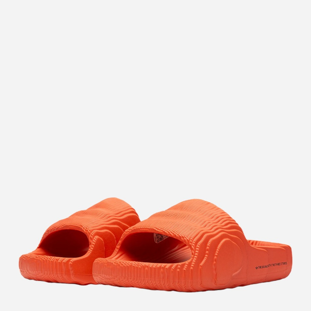 Klapki damskie basenowe Adidas Adilette 22 HQ4671 39.5 Pomarańczowy neon (4066749538330) - obraz 3